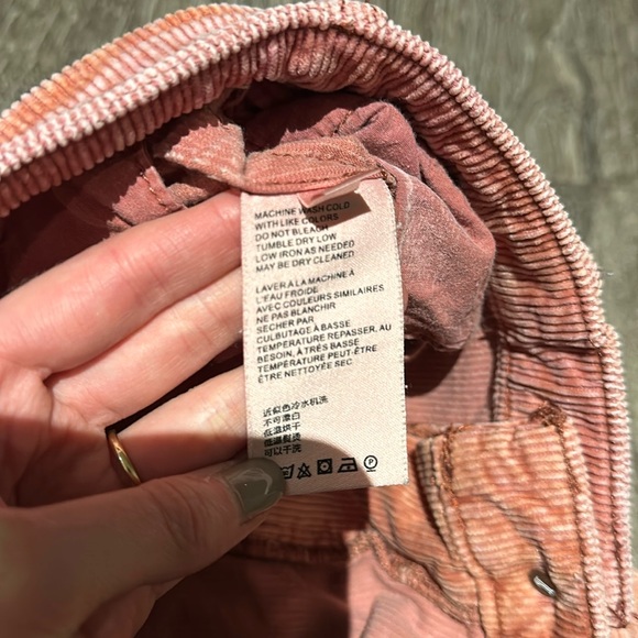 Pilcro pink corduroy pants - Picture 4 of 4